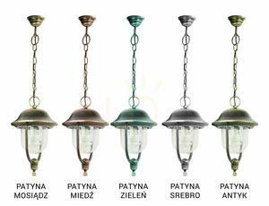 Venkovní závěsná lampa SU-MA Prince černá patina 25 cm K 1018/1/O small 3