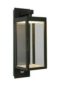 Venkovní nástěnné svítidlo Lucide CLAIRETTE antracit LED 13 W IP54 s pohybovým senzorem 28861/10/30 small 0