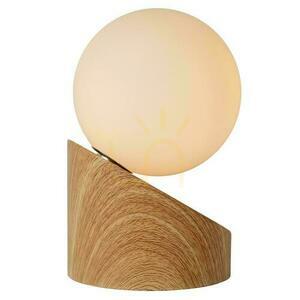 Stolní lampa Lucide LEN dřevo sklo 16 cm LED G9 45561/01/72 small 3