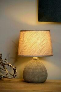 Stolní lampa Lucide RAMZI hnědá keramická Japandi 18 cm 47506/81/43 small 2