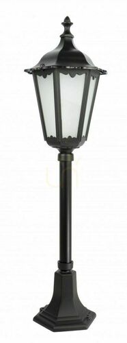 Kontrola Venkovní stojací lampa SU-MA K 5002/3 černá retro 84 cm