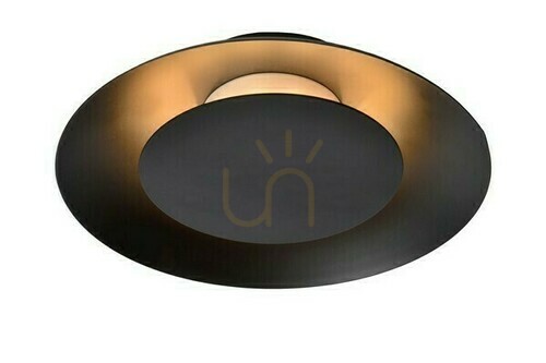 Kontrola Plafon Lucide FOSKAL černý LED 6W 21,5 cm 2700K 79177/06/30