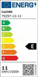 Nástěnné svítidlo Lucide ONNO LED 12W IP44 stříbrné 3000K 79297/12/12 small 4