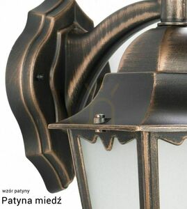 Venkovní stojací lampa SU-MA Retro Classic II K 1018 H černá patina 40 cm small 3