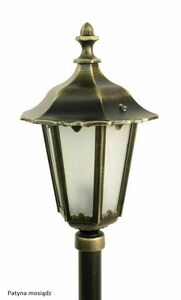 Venkovní stojací lampa SU-MA Retro Midi K 5002/3/M černá patina 76 cm small 5