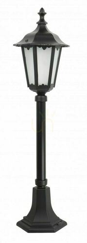 Kontrola Venkovní stojací lampa SU-MA Retro Midi K 5002/3/M černá patina 76 cm