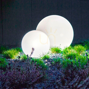 Zahradní koule Lunares Luna Ball 60 cm bílý lesk E27 LED IP44 LB60B small 7