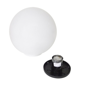 Zahradní koule Lunares Luna Ball 60 cm bílý lesk E27 LED IP44 LB60B small 1
