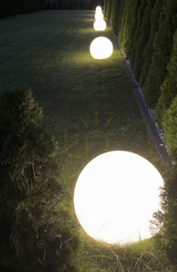 Zahradní koule Lunares Luna Ball 60 cm bílý lesk E27 LED IP44 LB60B small 14
