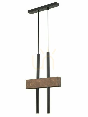 Kontrola Závěsné svítidlo Sigma Blake 2 černá/hnědá G9 4W 2x IP20 33443