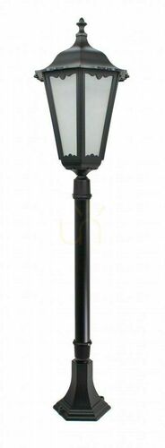 Kontrola Venkovní stojací lampa SU-MA Retro Maxi černá 120 cm K 5002/2/BD 45