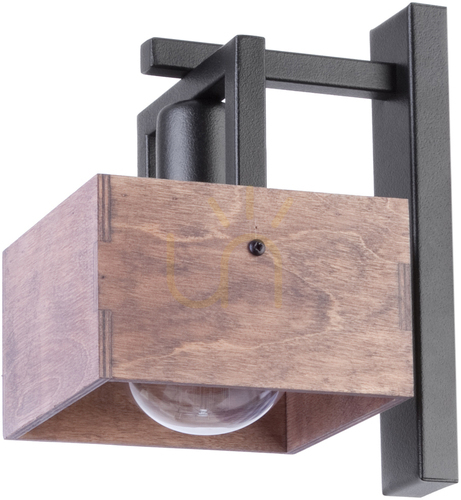 Kontrola Nástěnné svítidlo Sigma Dakota bronz černé E27 15W 31752