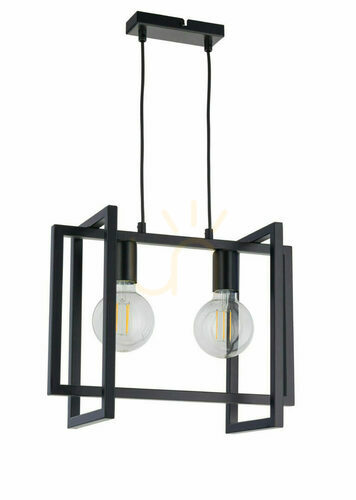 Kontrola Závěsné svítidlo Sigma Eden 2 černé, 2x E27, lakovaná ocel, 80 cm