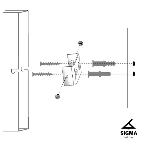 Kontrola Nástěnné svítidlo Sigma FLOP bílé E27 60W IP20 32426