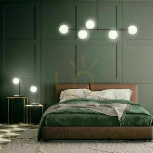 Stolní lampa Sigma Gama černá bílý stínidlo SKU 50201 small 1