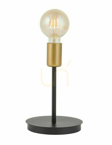 Kontrola Stolní lampa Sigma Gino černá/zlatá 50316