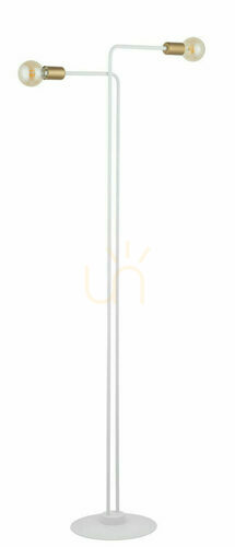 Kontrola Stojací lampa Sigma GINO bílá zlatá 50315