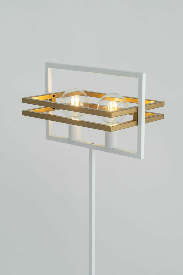 Pohled Stojací lampa Sigma MERCI bílá zlatá 50322 Stojací lampa Sigma MERCI bílá zlatá 50322