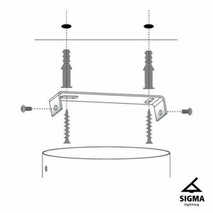 Lustr Sigma Opera 3 černý grafit/zlatý E27 62 cm 40503 small 2