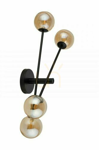 Kontrola Nástěnné svítidlo Sigma ORO 4 černé amber G9 12W 32090