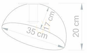 Stropní svítidlo Sigma Sfera 35 bílá zlatá 32466 small 3