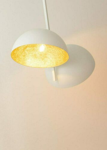 Kontrola Stropní svítidlo Sigma Sfera 35 bílá/zlatá 2xE27 SKU 32493