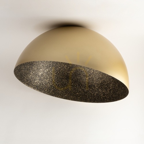 Kontrola Stropní svítidlo Sigma Sfera 70 cm zlaté černé E27 32480