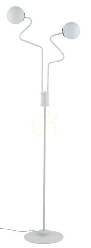 Kontrola Stojací lampa Sigma Zigzag bílá/zlatá SKU 50270