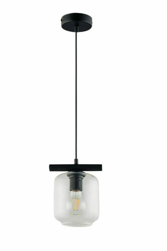Kontrola Závěsné svítidlo Sigma GLOSS 1 černé sklo E27 60W 32248