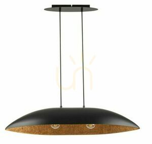 Závěsné svítidlo Sigma Gondola M černá měděná 40635 small 0