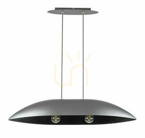 Závěsné svítidlo Sigma Gondola M stříbrná černá 2xE27 40643 small 0