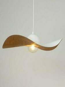 Závěsné svítidlo Sigma Kapello 55 cm bílé měděné 32344 small 1