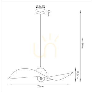 Závěsné svítidlo Sigma Kapello L černá měď 76 cm 32339 small 6