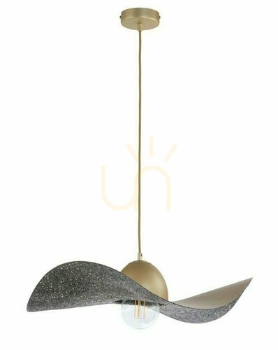 Kontrola Závěsné svítidlo Sigma Kapello M 55 cm černá/zlatá 32349
