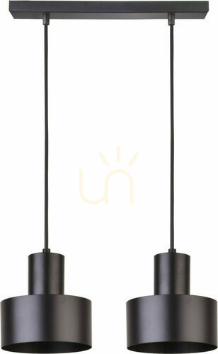 Kontrola Závěsné svítidlo Sigma Rif 2 černé 15W E27 SKU 30898
