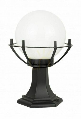 Kontrola Venkovní stojací svítidlo SU-MA Ball 39 cm černá patina K 4011/1/KPO