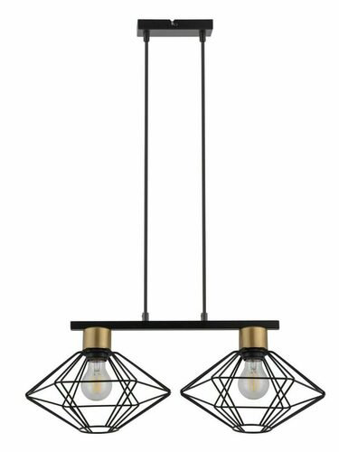 Kontrola Závěsné svítidlo Sigma VARIO 2 černá/zlatá 60W E27 40556