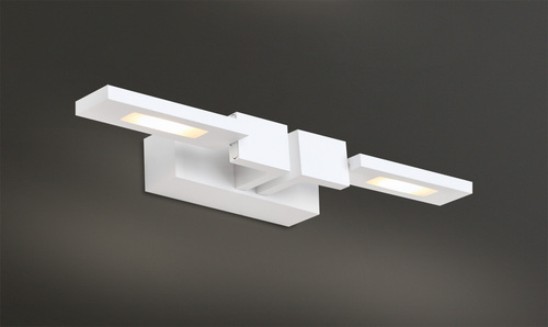 Kontrola Nástěnné světlo Max Light Rico II W0122 bílé LED 2x3W 35 cm