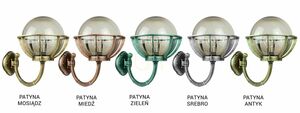 Venkovní nástěnné svítidlo SU-MA Kule s košem 250 černá patina K 3012/1/KPO 250 small 6