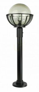 Venkovní stojací lampa SU-MA koule s košem 90 cm černá patina K 5002/2/KPO 250 small 1