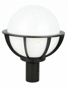 Venkovní stojací lampa SU-MA koule s košem 90 cm černá patina K 5002/2/KPO 250 small 2