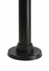 Venkovní stojací lampa SU-MA koule s košem 90 cm černá patina K 5002/2/KPO 250 small 4