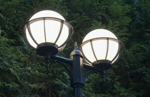 Venkovní stojací lampa SU-MA KULE 2x60W černá patina výškově nastavitelná OGMWN 2 KPO 250 small 7