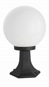 Venkovní stojací lucerna SU-MA K 4011/1/K 250 černá patina 41 cm E27 small 0