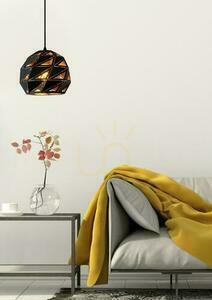 Závěsné svítidlo Lucide Malunga černé zlaté E27 25 cm 21415/25/30 small 2