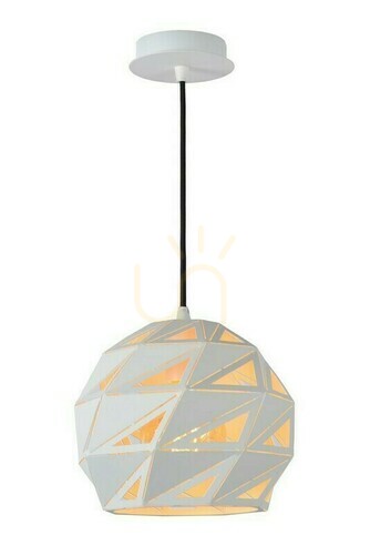 Kontrola Závěsné svítidlo Lucide Malunga bílé 25 cm E27 21415/25/31