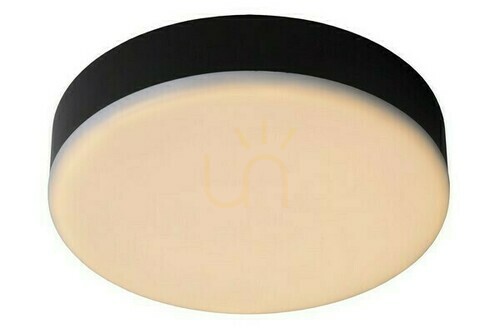 Kontrola Plafond Lucide CERES-LED černý 30W 21,5 cm IP44 LED 3000K 28112/30/30