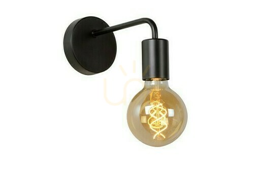 Kontrola Nástěnné svítidlo Lucide SCOTT černé vintage E27 40W 45265/01/30