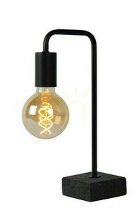 Stolní lampa Lucide LORIN černá vintage industriální E27 40W 35 cm small 0