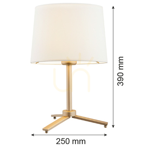 Stolní lampa ARGON CAVALINO krémová zlatá E27 8318 small 2